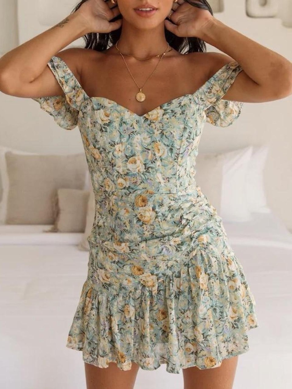 Hello Molly floral mini dress